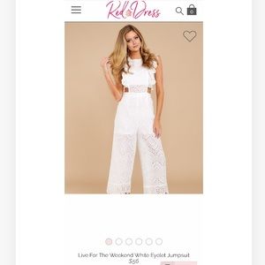 White jumpsuit